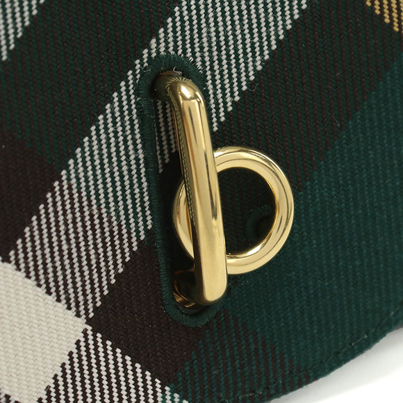 BURBERRY Rocking Horse Trifold Wallet Leather Green - Picture 2 of 5